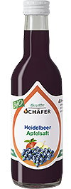 Bio Heidelbeer Apfel Saft